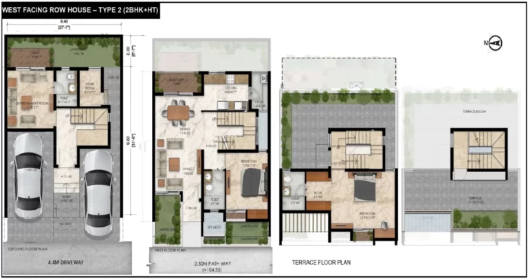 Radiance Gardenia» Luxury Villa At Hennur Main Rd. Radiance-Gardenia-villa-2BHK_floor-plan-type-2-Hennur-Rd