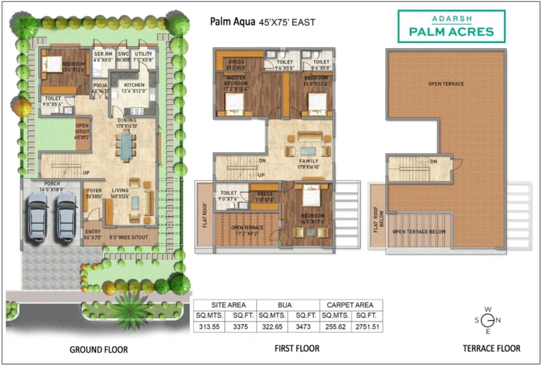 Adarsh plam Acres Floor Plan (1)